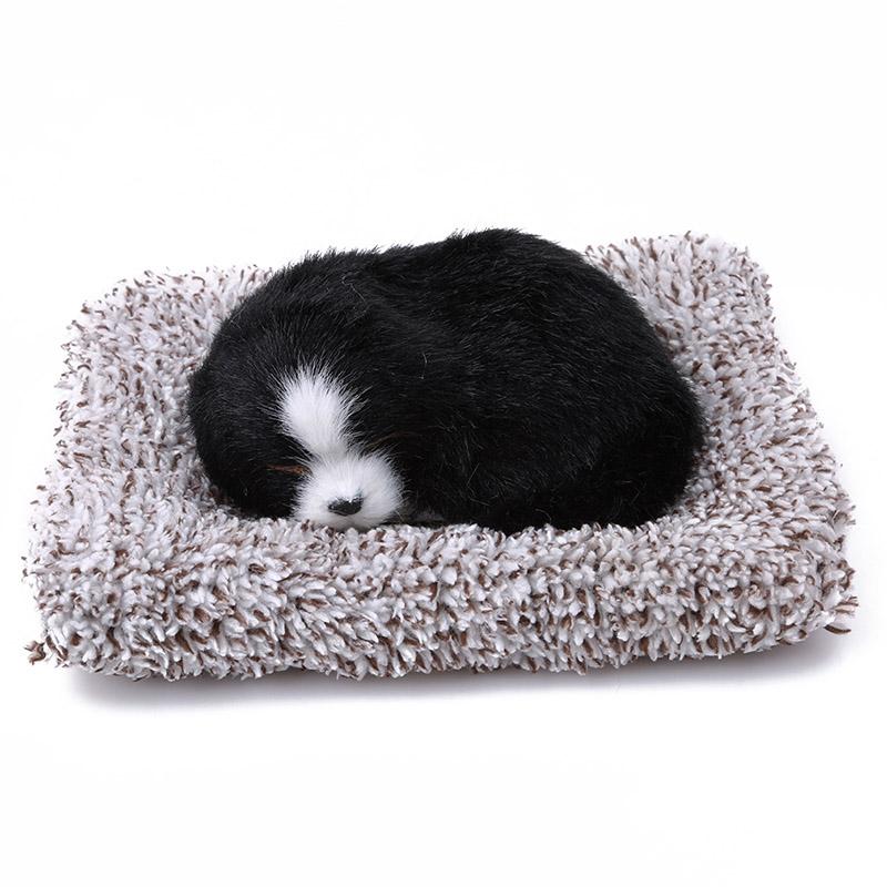 Car Stuffed Toys Lovely Simulation Animal Labrador/Husky Doll Plush Sleeping Dogs Toy Kids Car Decorations Birthday Gift