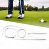 Golf Divot Repair Tool Green Fork Groove Cleaner Lightweight Replacement Accessories Stainless Steel