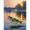 Алмазная мозаика Животные Декор Домашний пейзаж 5D DIY Вышивка Алмазная картина Рыбалка