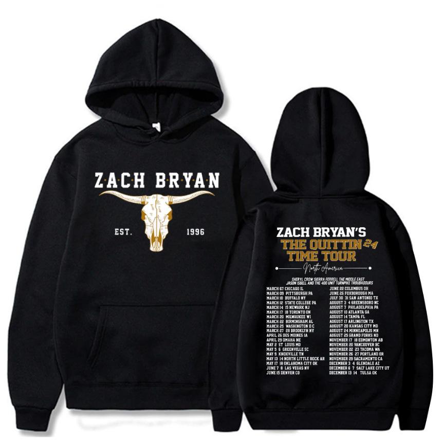 Комплект одежды Zach Bryan The Quittin Time Tour Худи Мерч