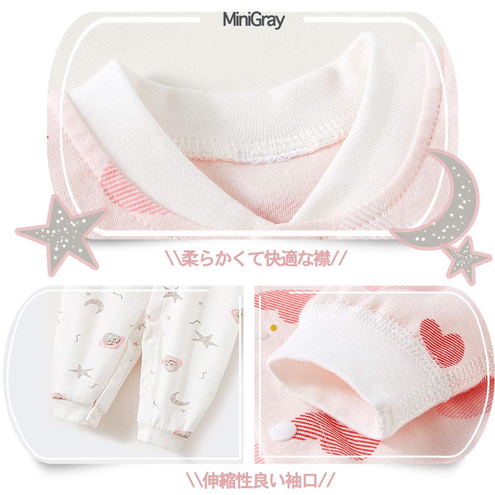 Комбинезон с длинным рукавом для новорожденного, милый, для новорожденной девочки, бегемот, для детского праздника [miniGray], одежда, набор из 3 предметов, 100% хлопок, с застежкой спереди,