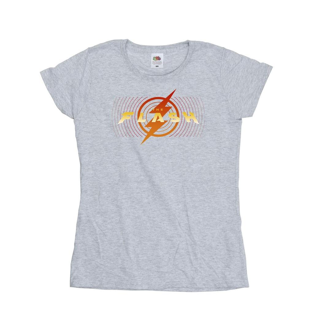 DC Comics Womens/Ladies The Flash Red Lightning Cotton T-Shirt