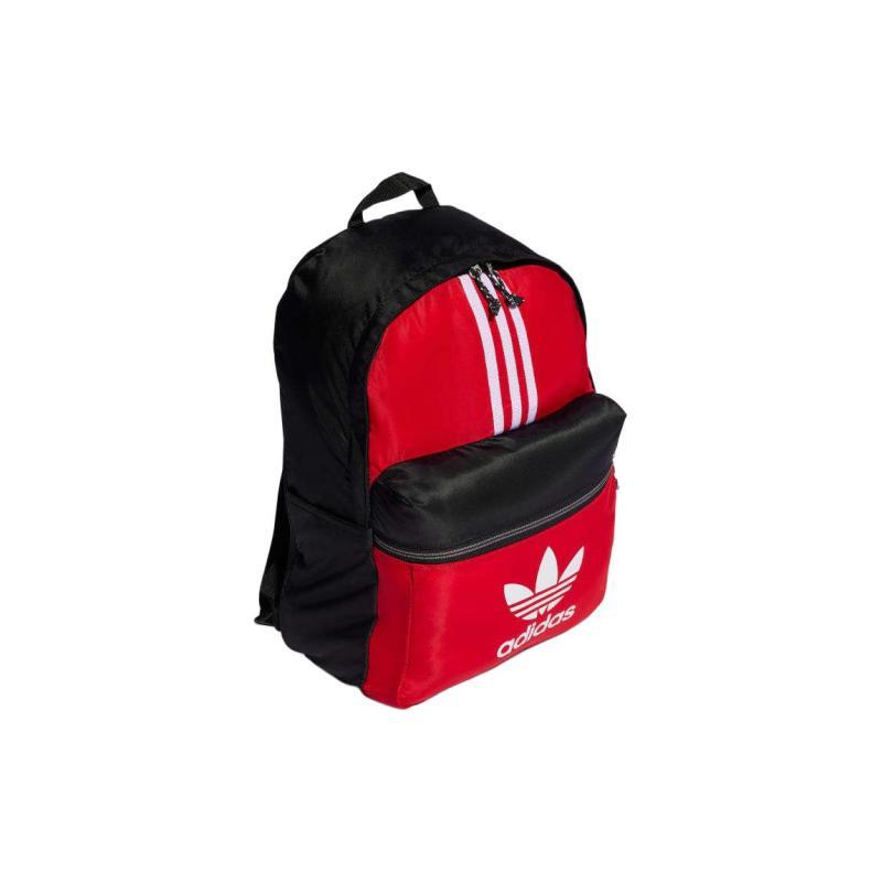 adidas Рюкзак из переработанного нейлонового твила Унисекс Красный шимпанзе и черный Adidas IS4561