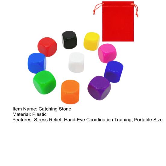 5/10 шт. ностальгическая игра-ловля камней, тренировка координации рук и глаз, разноцветные традиционные игральные кости, захватывающая игрушка