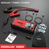 GOOLOO 4000A 12V Зарядное устройство Внешний аккумулятор Усилитель 24000 мАч Автомобильный пуско-зарядное устройство Автомобильный аккумулятор PD100W Быстрая зарядка Портативный Power Bank