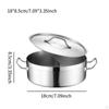 Кастрюля с разделителем Китайская крышка 2-сторонняя кастрюля для супа Толстая кухонная посуда Приготовление пищи