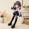 12-inch BJD Doll Outfit Purple Lace Cat-themed Skirt Set Fashion Accessory Customizable Dolls