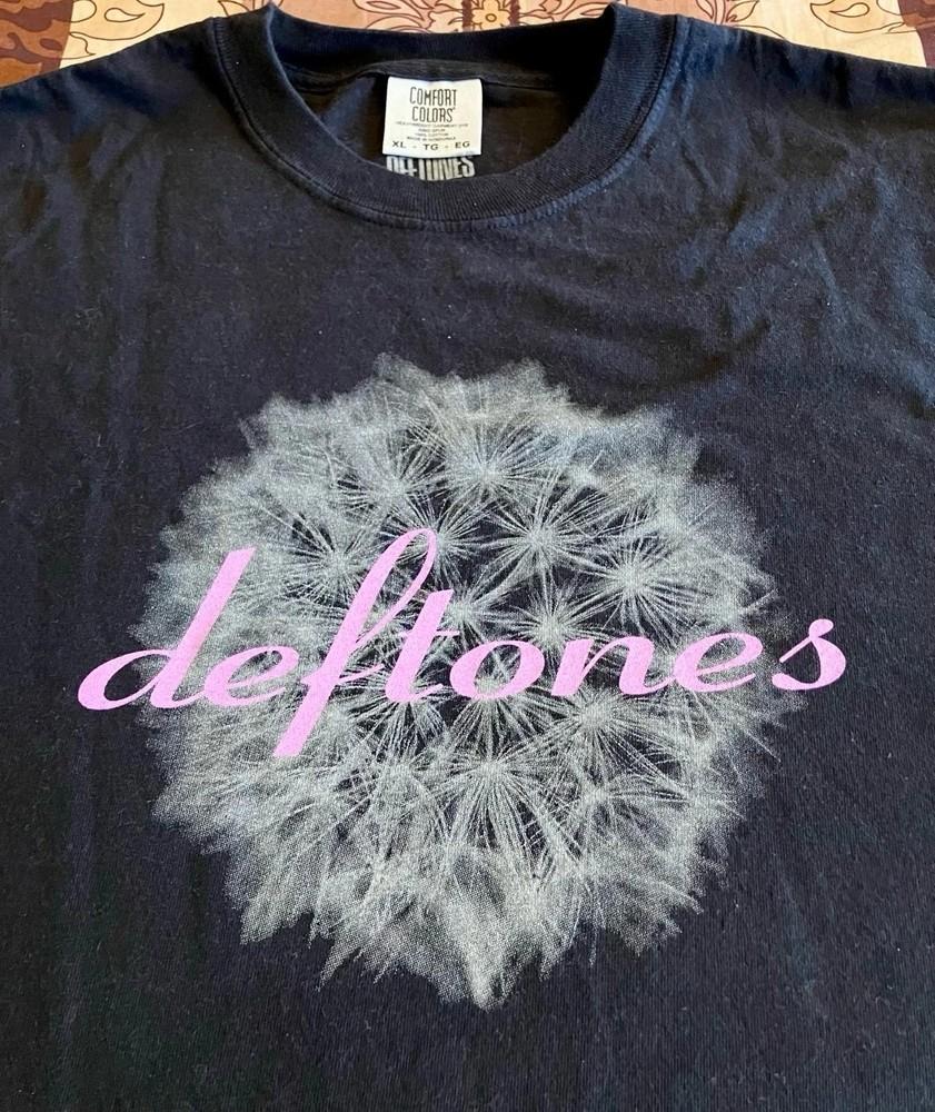 Редкая черная футболка унисекс с коротким рукавом Deftones Tour 2025 S-5XL Репринт Унисекс Футболка