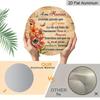 2D Flat Retro French Aluminum Wall Decoration, Available in Various Sizes with An Antique Wood Grain and Pastoral Style, Is An Ideal Choice for Home