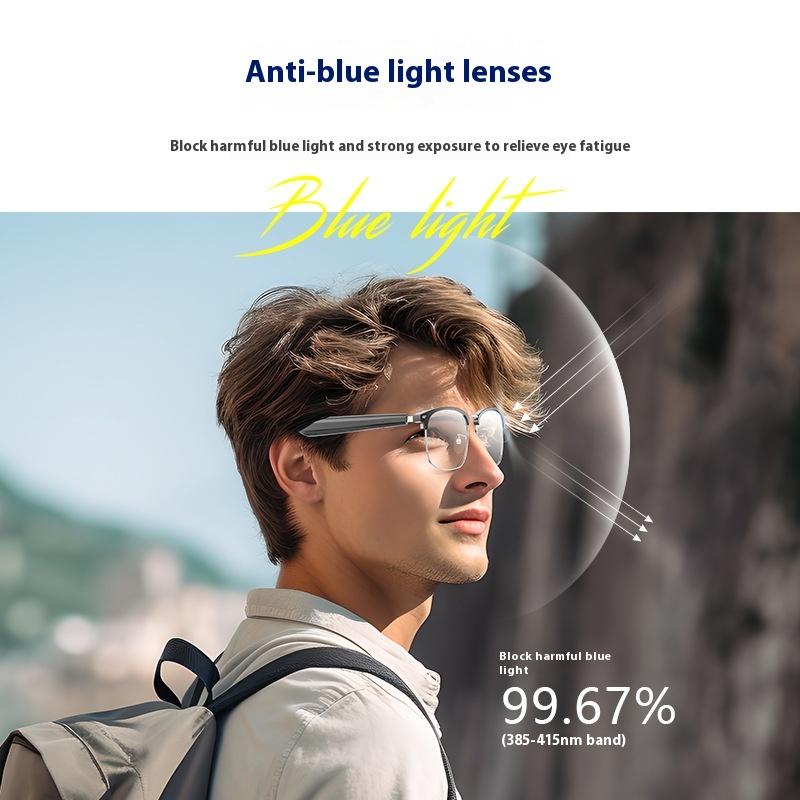 Переводные очки Touch AI Smart Bluetooth очки Titanium Frame Беспроводные многофункциональные водительские звонки