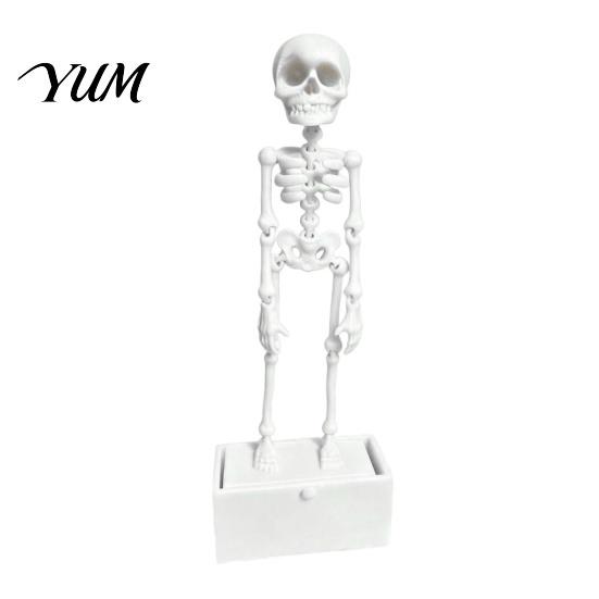 Dynamic Water Flow Ornament Dancing Skeleton Aquarium Bubbler Ornament, Air?Powered Moving Fish Tank Creative Aquatic Landscape Design Decor,