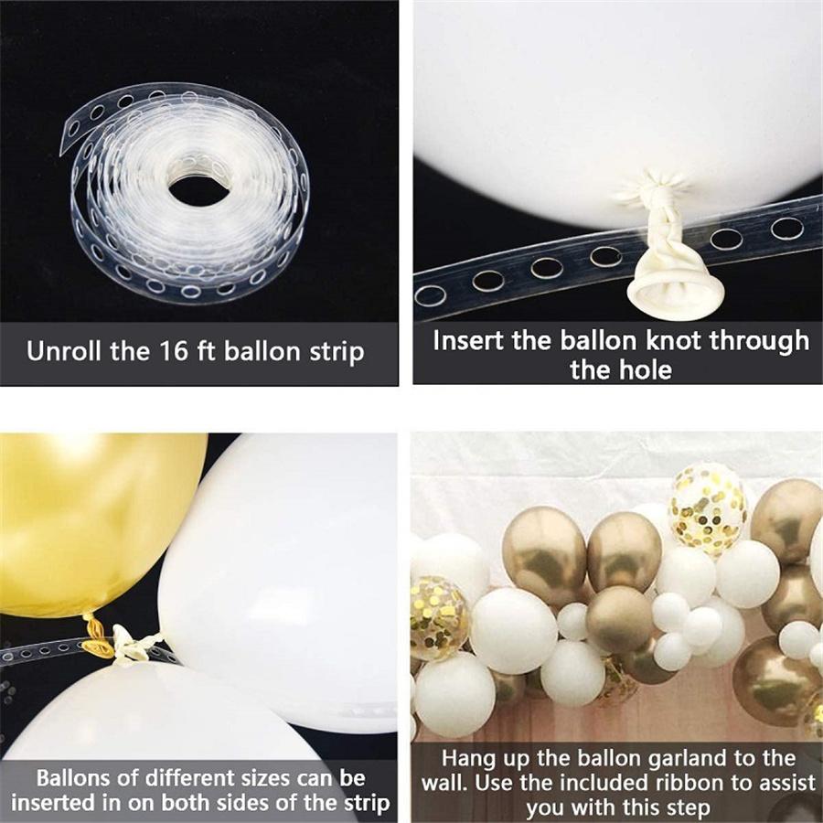 102 шт. Воздушные шары + Набор для арки из воздушных шаров День рождения Свадьба Детский праздник Гирлянда Декор