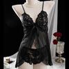 Women's Lace Sleeveless Lingerie Sleep Wear Nighty Wedding V-neck Dress Clothes Nightgowns