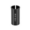 X AUTOHAUX Bike Seatpost Tube Adapter Seatpost Reducing Sleeve Adapter Aluminum Alloy Mm Black 25.4 - 28.6
