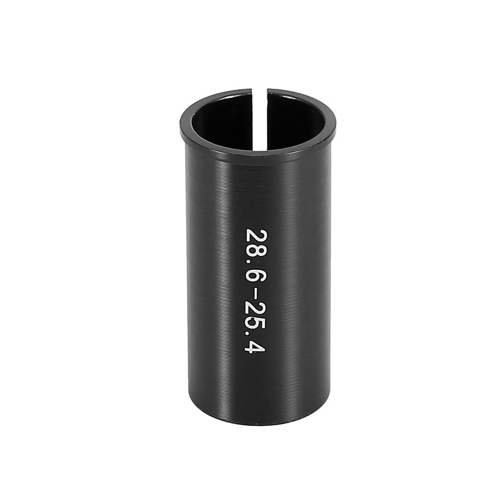 X AUTOHAUX Bike Seatpost Tube Adapter Seatpost Reducing Sleeve Adapter Aluminum Alloy Mm Black 25.4 - 28.6