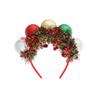 Рождественская елка Рождественский шар Повязки на голову Взрослые и детские Эластичные Декоративные Рождественские повязки на голову Рождественский бал Головной убор