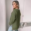 Ladies' New Versatile Work Four Seasons Leisure Daily Sexy Beautiful Loose Top Long Sleeve T-Shirt