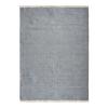 Living Room Rug In Jute Cotton with Light Grey Fringes 120x170