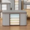 Large Capacity Non-Woven Storage Box for Clothing And Bedding Storage Semitransparent Durable Clothes Storage Boxes