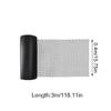 1PC Sleek Fence for Yard Protection Animal Barrier Industrial Black Durable Thickened Mesh Flowers Multiple Sizes Available