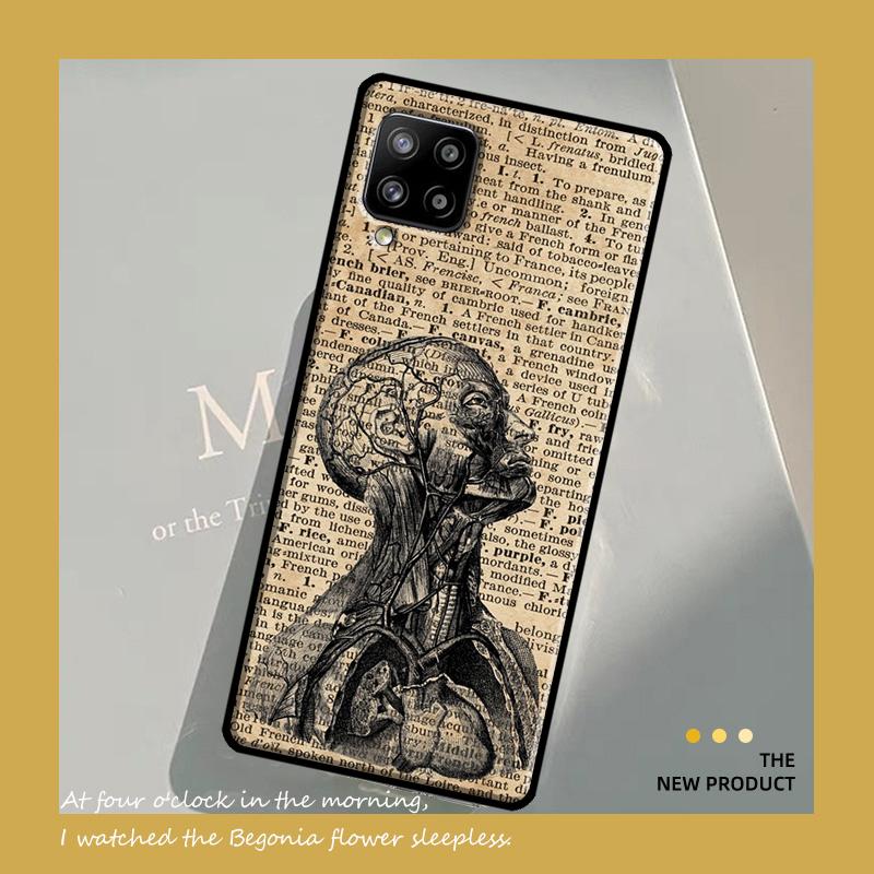 Медицинский чехол для мозга человеческих органов для Samsung Galaxy A54 A34 A53 A13 A32 A52 A14 A51 A71 A23 A33 A73 A12 A22 A21S Coque