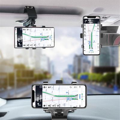 Универсальный автомобильный кронштейн для крепления на приборную панель внедорожника, держатель-клипса для телефона, подставка с вращением на 360°