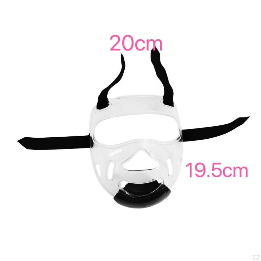 Защита лица для тхэквондо, защитная крышка для бокса, спарринг-щит для софтбола