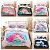Mermaid Bedding 3D Girl Princess Room Duvet Cover Pillowcase 2/3pcs Single/double Bed Full-size Home Textile Girl Woman Gift