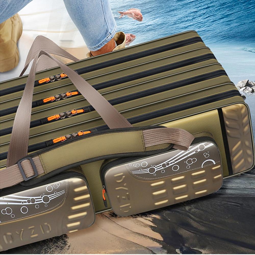 Рыболовная сумка 80/90/100/120/125/130 см 2/3/4-слойная рыболовная сумка Оксфорд Складная удочка Сумка для катушки Сумки для хранения рыболовных снастей Дорожный чехол X402G