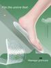 Non Slip Silicone Insoles for Shoes Orthotic Arch Support Insole Soft Shoe Inserts Sport Anti-slip Template Man Women Shoe Sole