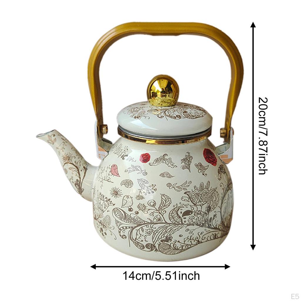 Эмалированный чайник 1,2 л, герметичный, многофункциональный кувшин для сока, чайник для воды, чайник для офиса, дома