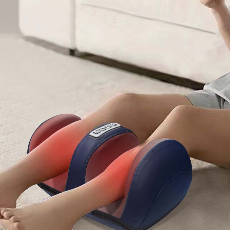 Массажер для стоп и ног Шиацу - Вилка США 110 В-130 В, Глубокий массаж, Функция нагрева, Без запаха, Идеальный подарок, Рождество Г