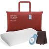 [BRAIN SLEEP] Brain Sleep Pillow LOW (7 Gradient) + Pillow Cover Active Air Brown + Brain Sleep Coin Blue