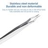 Пинцеты для наращивания ресниц Противоскользящие из нержавеющей стали Изогнутый кончик Прямой пинцет Высокоточные Инструменты для дизайна ногтей Макияж Красота