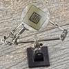 1X Third Hand Soldering Iron Stand Helping Clamp Vise Clip Magnifying Glass Tool