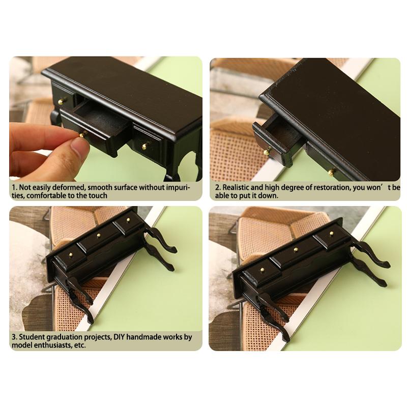 1:12 кукольных миниатюрных туалетных столиков, имитация стола, мебель, модель декора, игрушки, кукольные аксессуары для дома