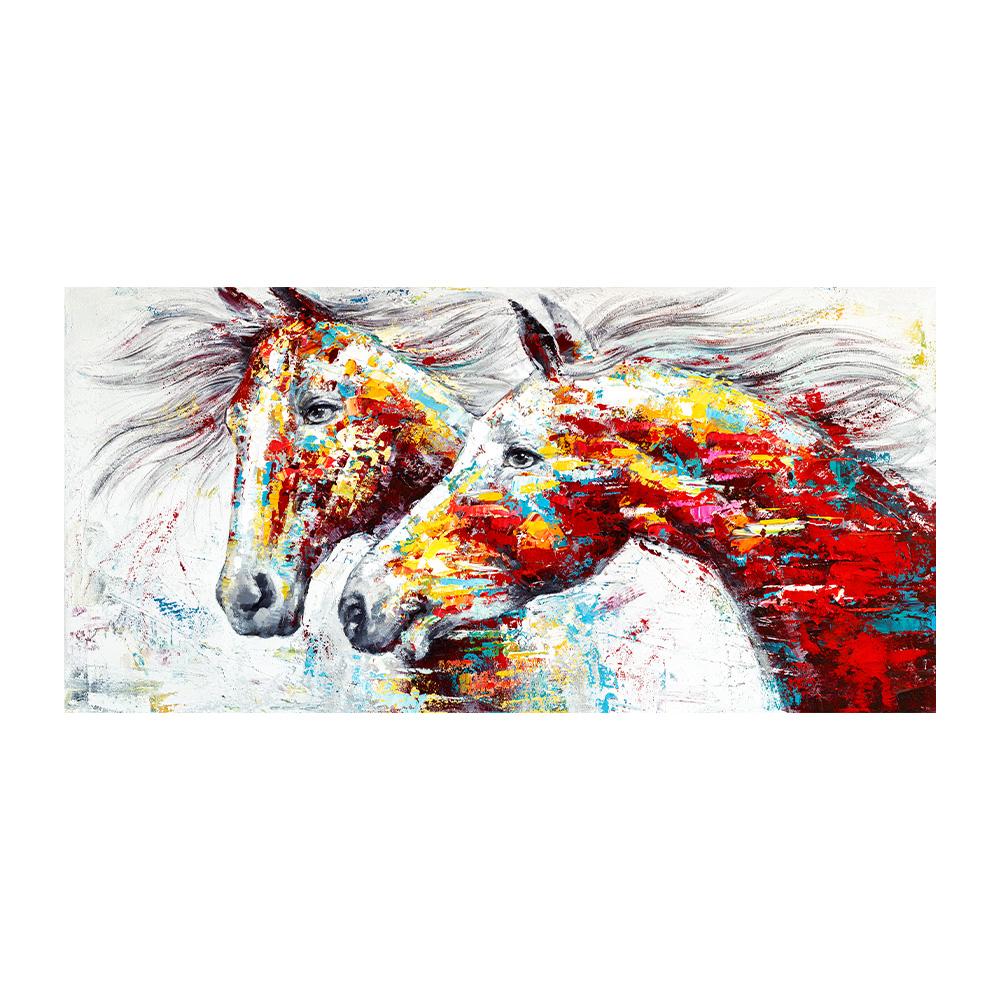 Modern Galloping Horses Landscape Canvas Painting Posters and Prints Wall Art Picture for Living Office Room Bedroom Home Decorating