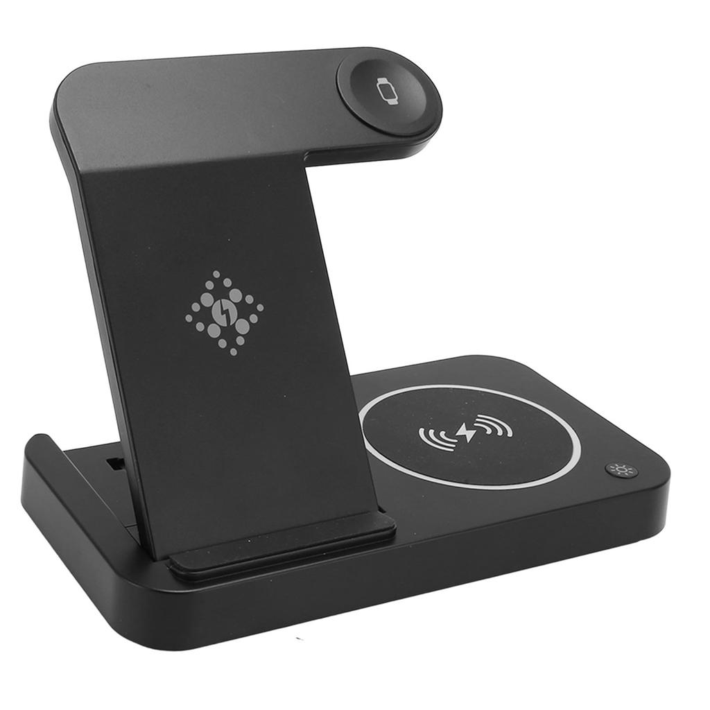 4 In 1 Wireless Charger with Foldable Stand Multifunctional Charging Station for Phone Headphone
