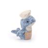 Apricot Lamb Cook Whale Plush Toy for Soft and Fluffy Cook Whale for Girls and 20cm Kids, Cute, Boys,