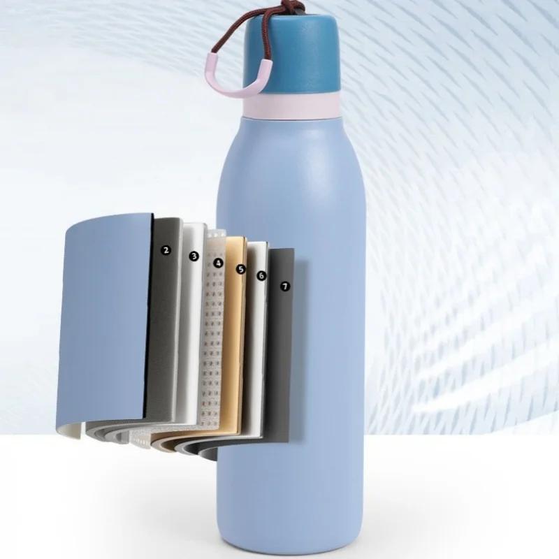 JUSTINLAU 18oz/24oz Vacuum Flask Portable Thermos Cup Stainless Steel Vacuum Cup Cold&Hot Sport Pot Car Cup Travel Mug