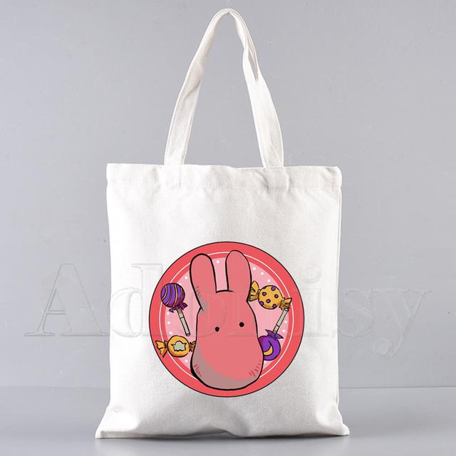 Toilet Bound Hanako Kun Shopping Bag Bolsas De Tela Grocery Shopper Shopping Jute Bag Cotton Bag Jute Sacola Reciclaje