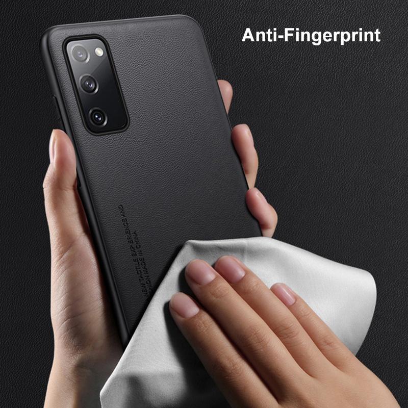 Роскошный чехол из искусственной кожи для Samsung Galaxy S20 FE S20 Plus, матовый силиконовый защитный чехол для телефона Samsung S20 Ultra Coque