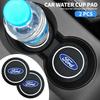 2025 New Car Coaster Water Cup Bottle Holder Anti-slip Pad Mat For Ford Ecosport Edge Figo Flex Focus Fusion Fiesta Accessories