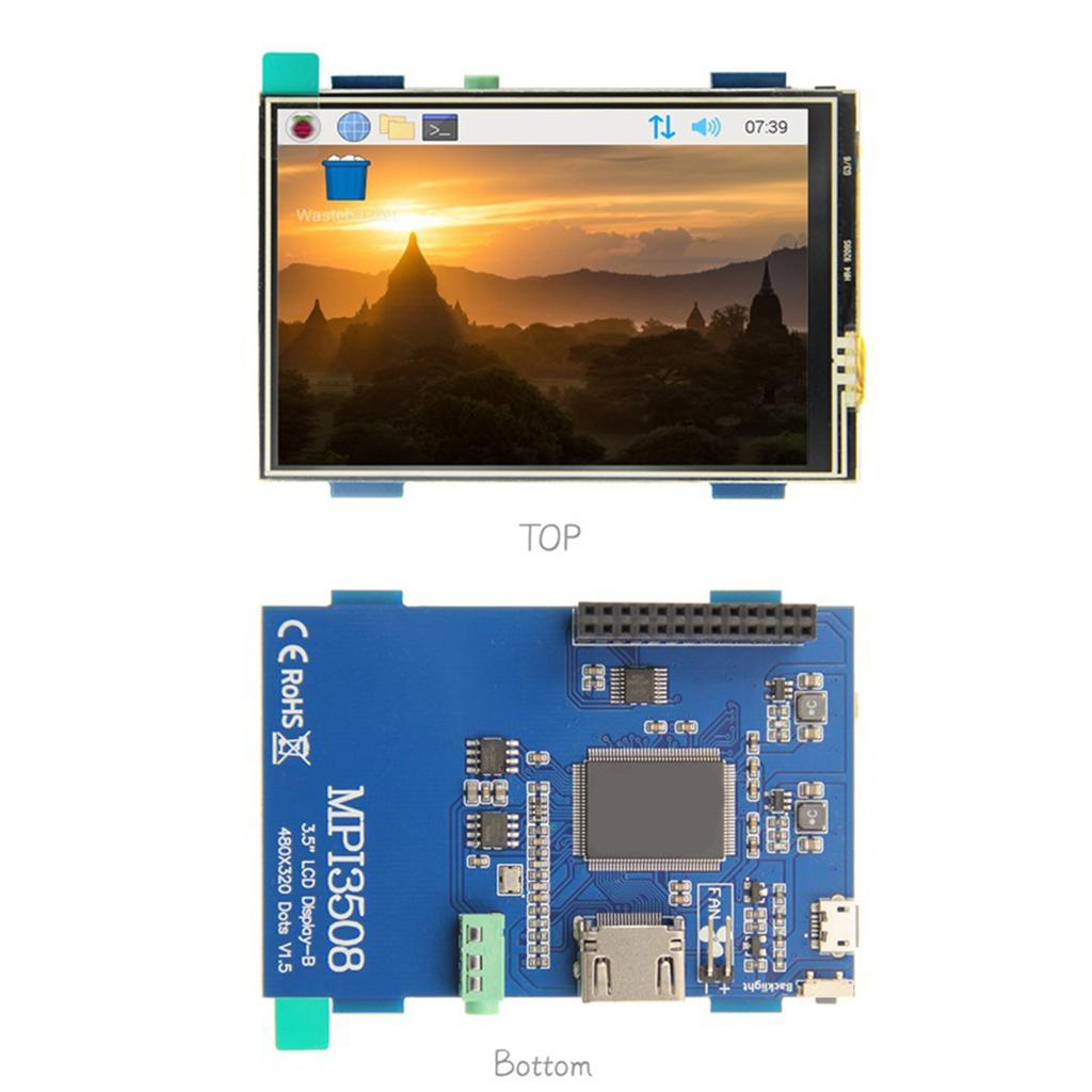 3,5-дюймовый ЖК-экран 480x320 Высокое разрешение Для компьютерных проектов RPi и энтузиастов DIY