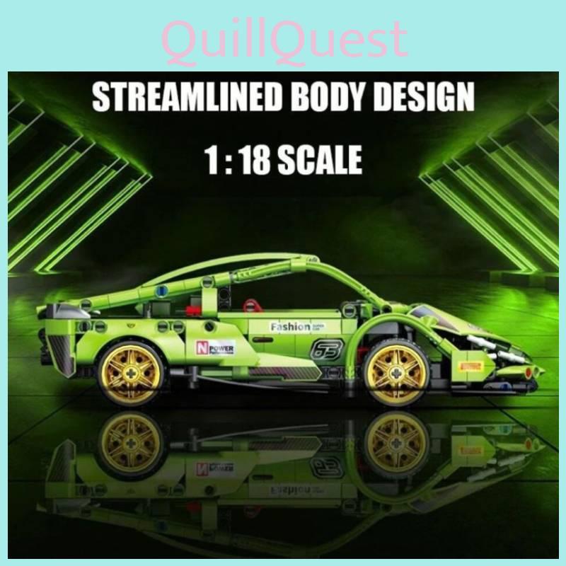 Lamborghini Superfast Car Model Building Kit With Abs Plastic For Kids Ages 7 To 14