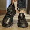 Модные мужские ботинки для отдыха на открытом воздухе Зимние высокие кожаные туфли Модная обувь Модные ботильоны Деловая повседневная обувь Мужские кроссовки