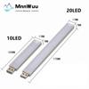 Mini USB LED Table Lamp  Portable Aluminuw Shell 10/20LEDs Night Light For Reading Notebook Power Bank