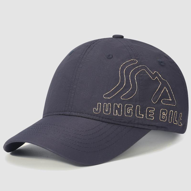 Jungle Baseball Bill Cap Quickdry Waterproof Side Gilded Adjustable Stitching