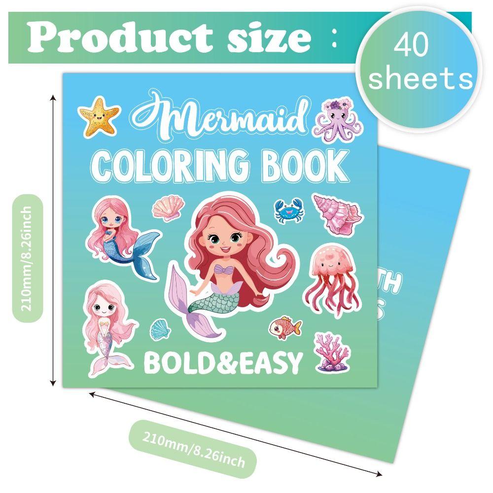 Книга для рисования акварелью своими руками, расслабляющая книга для раскрашивания, милая жутковатая милая раскраска, детский подарок