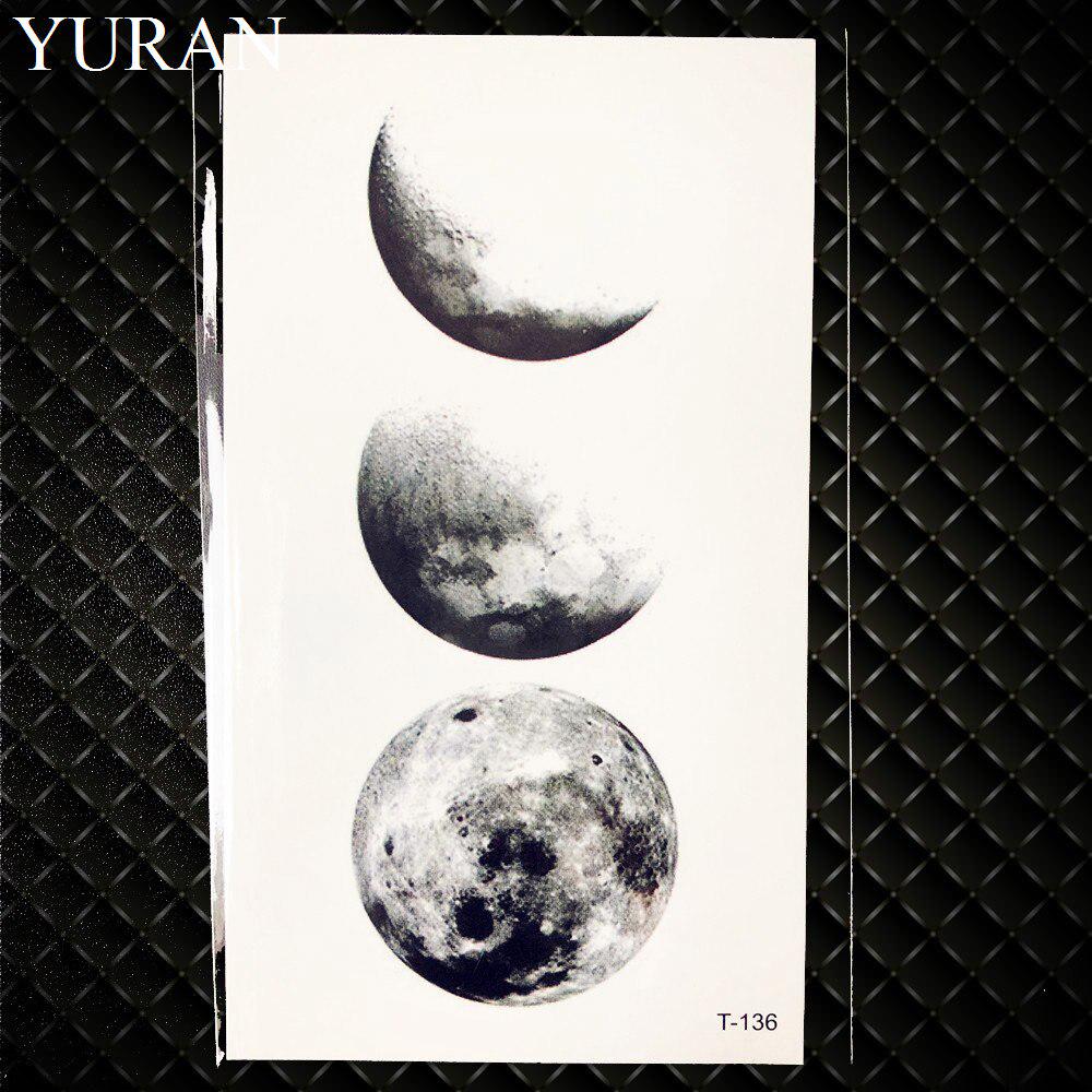 1PC Sexy Feather Words Black Letter Temporary Tattoo Body Art Drawings Sticker Hand Tatoo Childrens